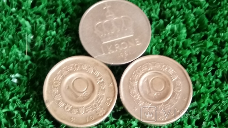 Монеты . Норвегия., фото №2
