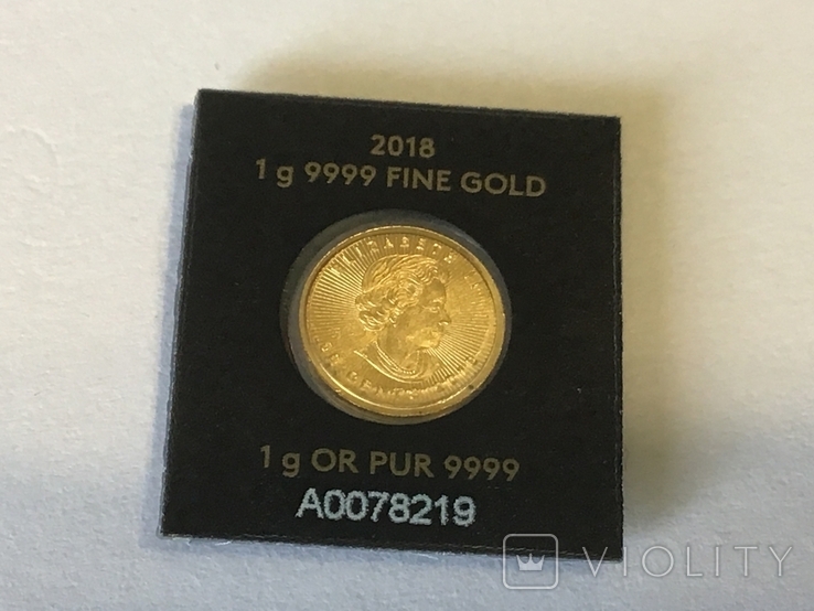 50 центов 2018 г. Канада . Золото