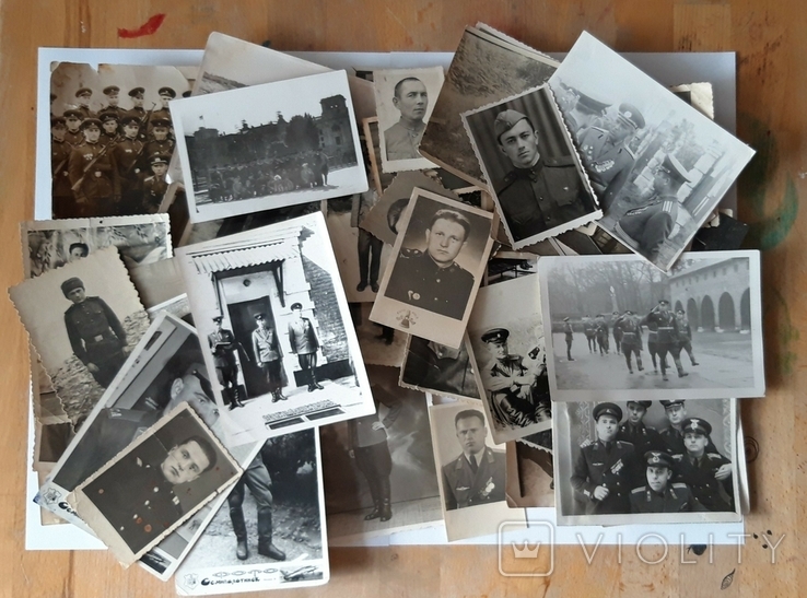 Фото солдат и офицеров СССР, 60 штук, фото №2