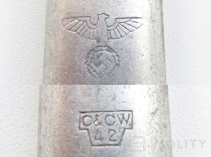 III REICH столовый нож Партийный NSDAP НСДАП 1942 год., фото №11
