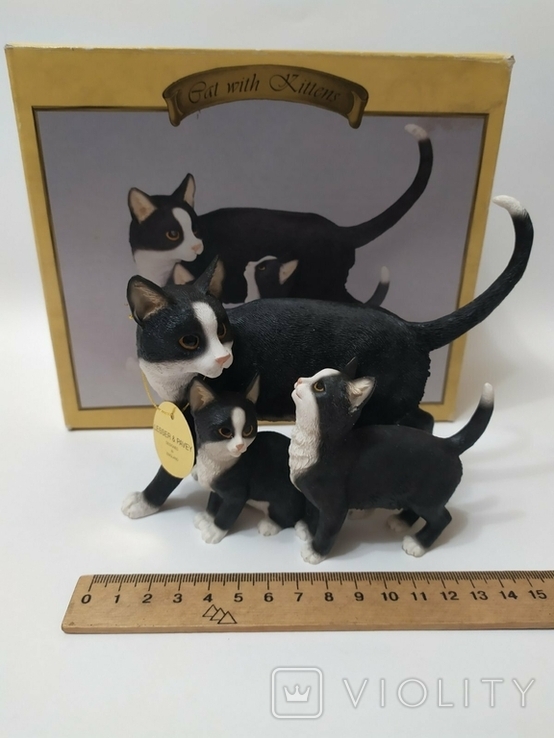 Коллекционная фигурка семьи котов Леонардо, фото №3