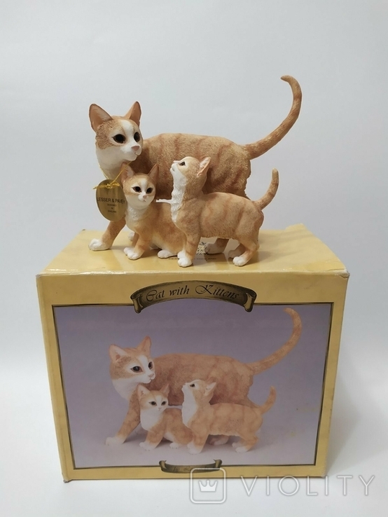 Коллекционная фигурка семьи котов Леонардо, фото №2