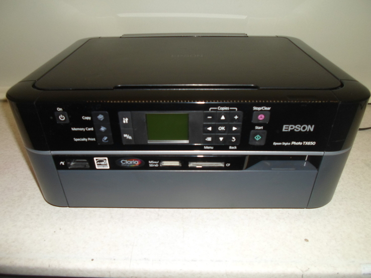 Фотопринтер/МФУ/копир/сканер Epson Stylus Photo ТX650 с ПЗК, печать DVD, фото №2