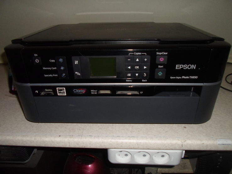 Фотопринтер цветной струйный Epson Stylus Photo ТX650 с СНПЧ, печать CD/DVD, фото №2