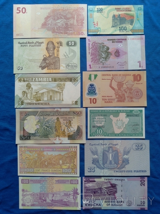 12 банкнот Африки, фото №3