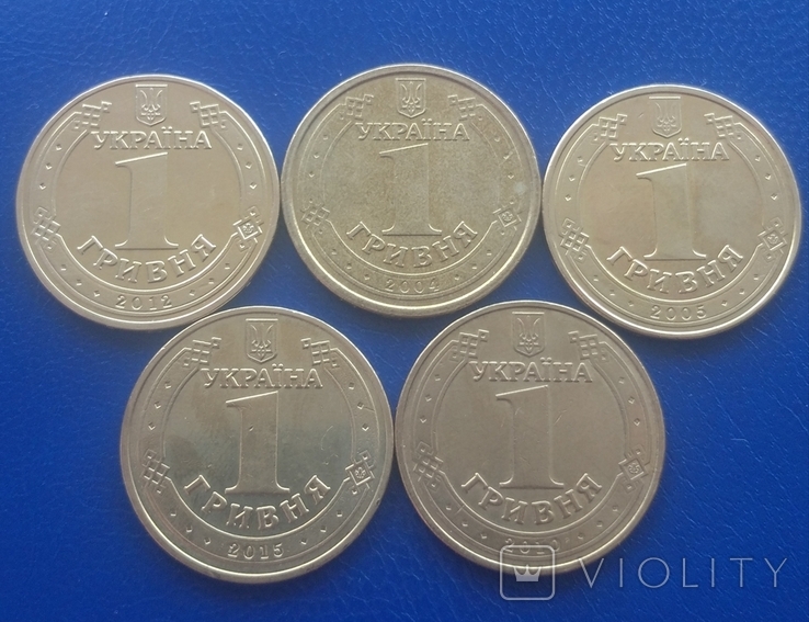 #1Набір з 5 ювілейних монет, фото №3