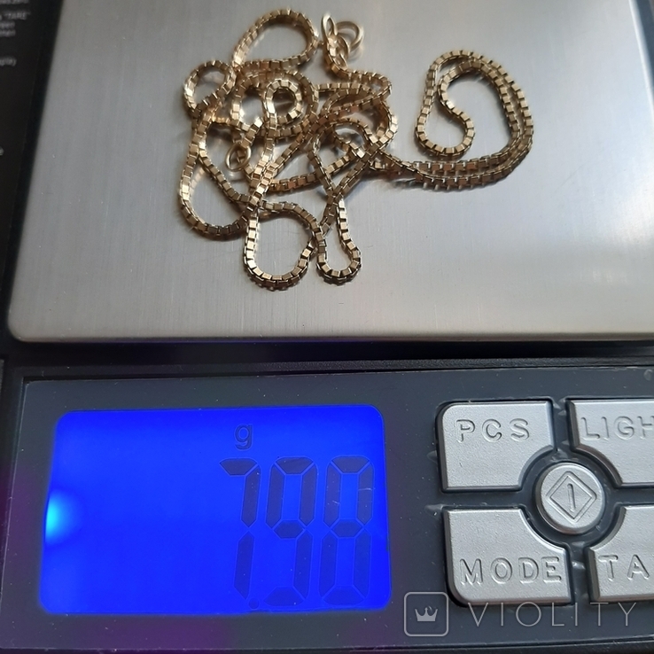 Цепочка золотая (585) вес 7,98 гр. длина 60 см., фото №12