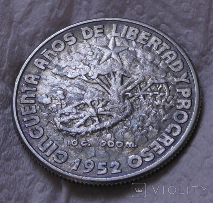 Куба 1902-1952 серебро