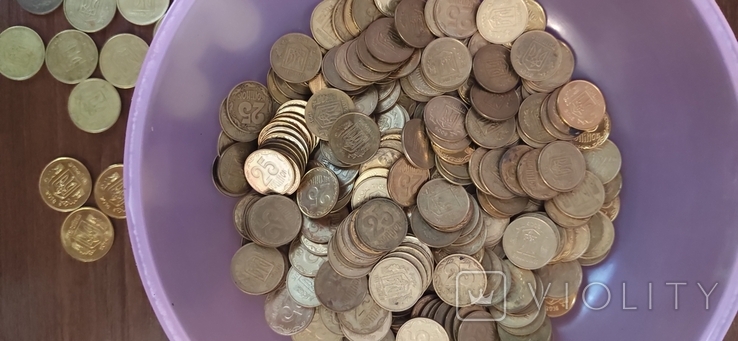 Монеты от 25 коп. До 10 грн., фото №2