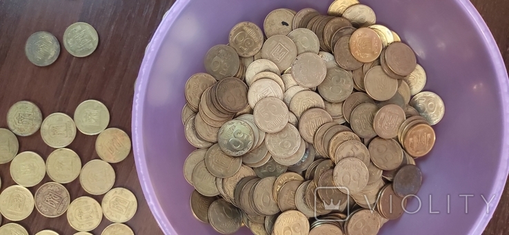 Монеты от 25 коп. До 10 грн., фото №3