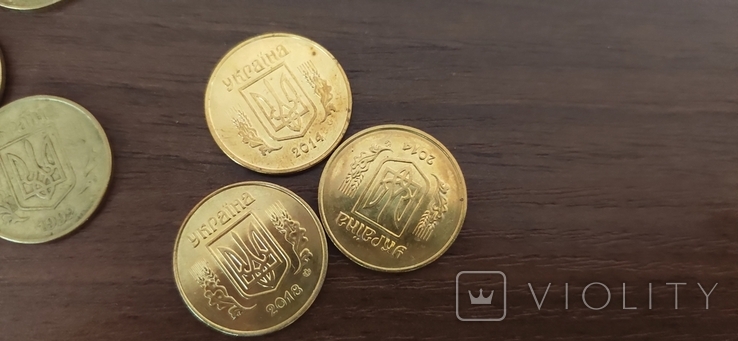 Монеты от 25 коп. До 10 грн., фото №4