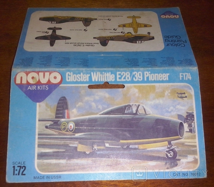 Сборная модель Gloster E28/39 Whittle 1/72 NOVO/FROG, фото №2