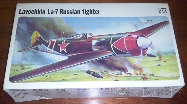 Сборная модель Lavochkin La-7 1/72 NOVO/FROG, фото №2