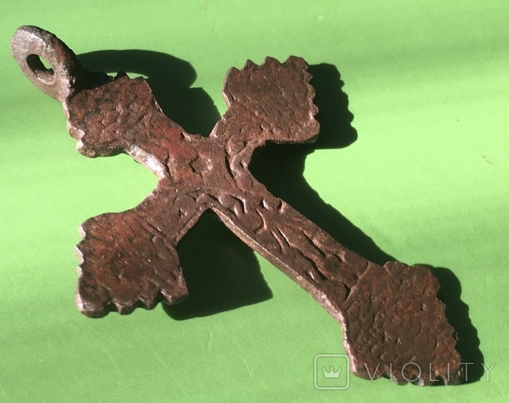 Крест бронзовый четырёхконечный, фото №7