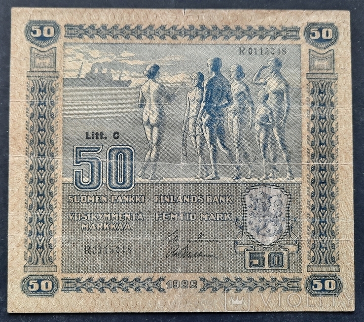 Финляндия. 50 марок 1922.
