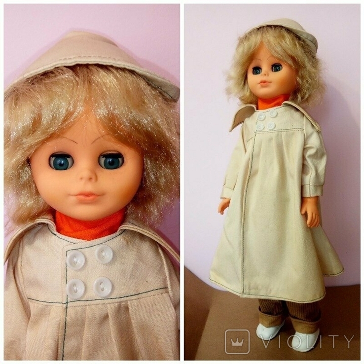 Кукла в брючном костюме 45см ГДР, фото №2