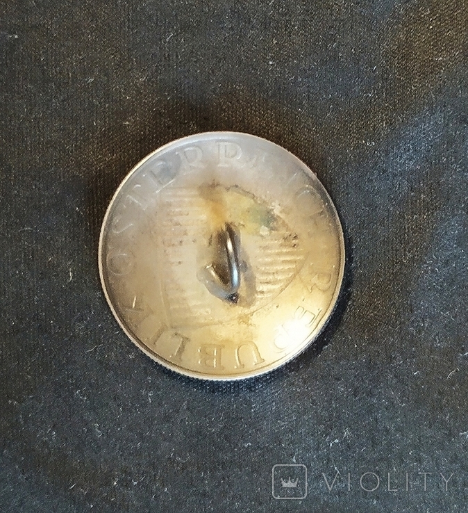 Пуговица серебро "10 шилингов" Австрия, photo number 3