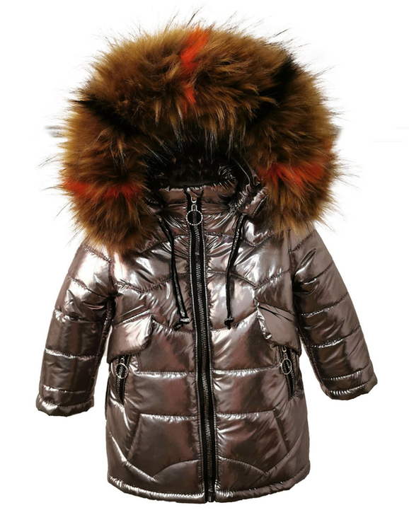 Зимове пальто Bebi metalik 98 зріст 1044i98, numer zdjęcia 2
