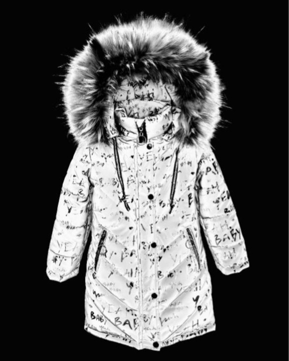 Зимове пальто з світловідбиваючої рефлективної тканини Gold zoloto 104 зріст 1053104, numer zdjęcia 3