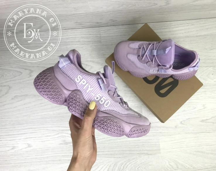 Женские кроссовки adidas yeezy spiy-550 / лавандовые 37 размер, фото №11