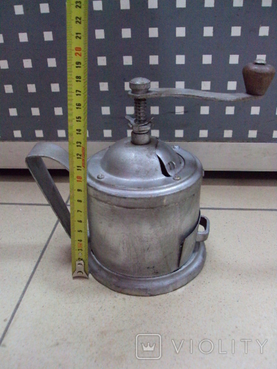 Coffee grinder metal ussr height 18 cm, photo number 3