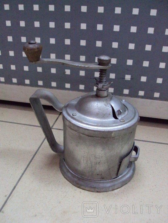 Coffee grinder metal ussr height 18 cm, photo number 4