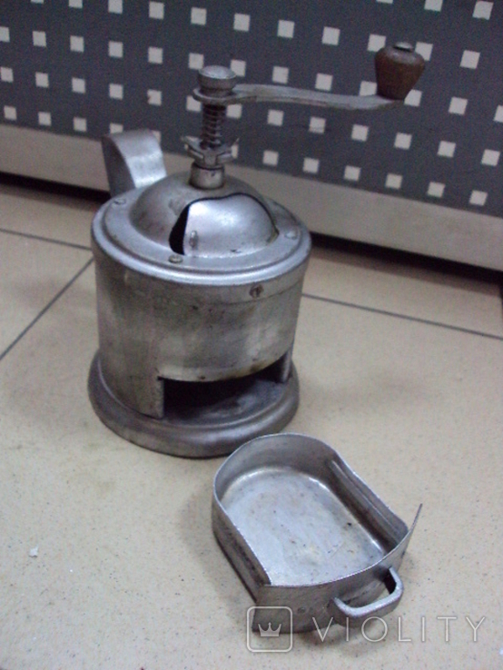 Coffee grinder metal ussr height 18 cm, photo number 5