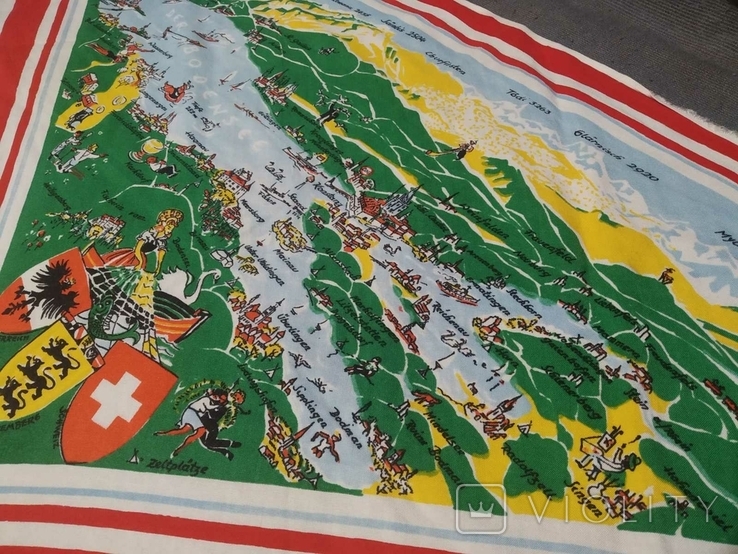Бандана карта Швейцарии Альпы, фото №7