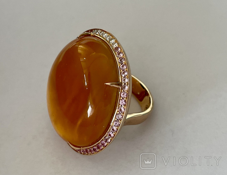 Золотое кольцо, итальянского бренда Salavetti., numer zdjęcia 7