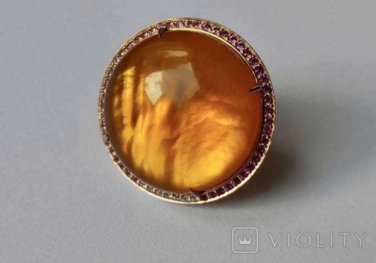 Золотое кольцо, итальянского бренда Salavetti., numer zdjęcia 10