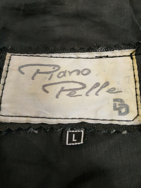 Куртка кожаная. Пиджак PIANO PELLE (кожа типа Наппа) p-p L(состояние!), photo number 10