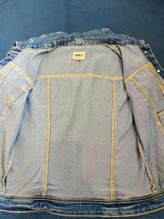 Куртка джинсовая ONLY коттон стрейч р-р 38, фото №9