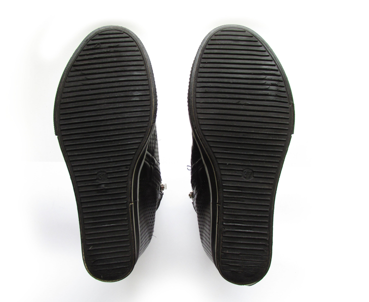 Кожаные летние сникерсы кросовки кеды Fashion OK платформе 37 размера, numer zdjęcia 5