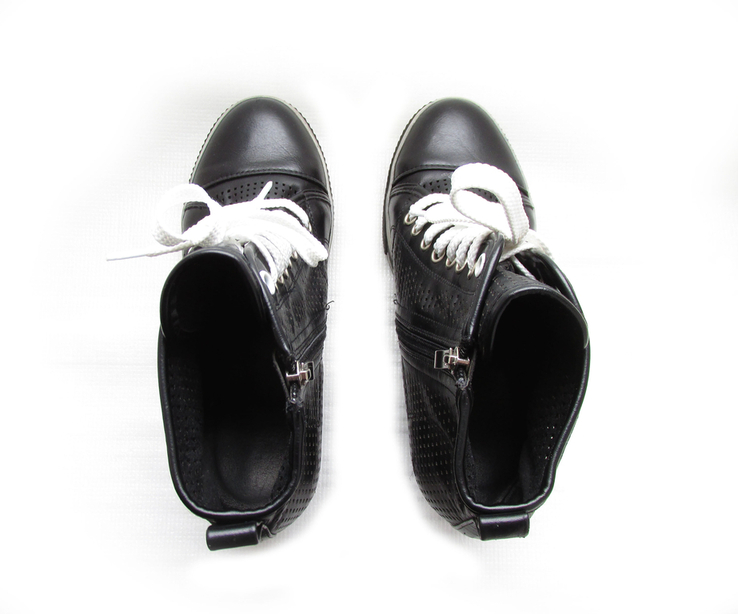 Кожаные летние сникерсы кросовки кеды Fashion OK платформе 37 размера, photo number 9