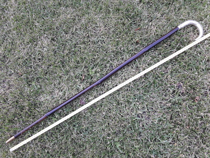 95 cm long cane, silver handle, France, late XIX or early XX, photo number 2