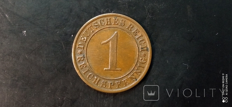 1 Reichspfennig 1931 E. Germany., photo number 2