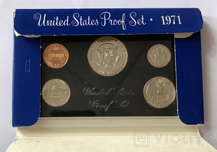 Набор монет США 1971 года Proof Set