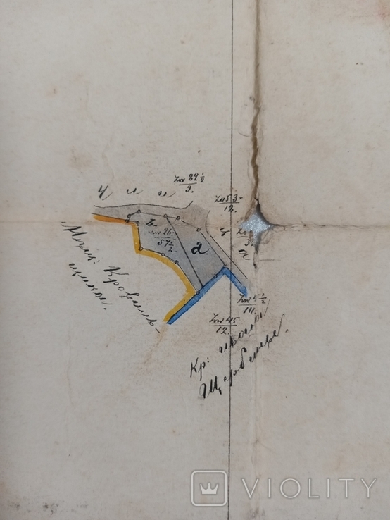 Документ-план усадебной земли от 1878 года., фото №9