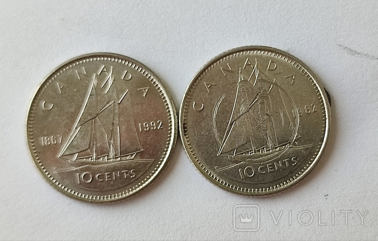 10 центов 1982, 1992, фото №4