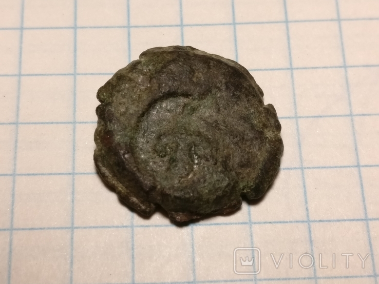 Античная монета, надчекан, фото №4