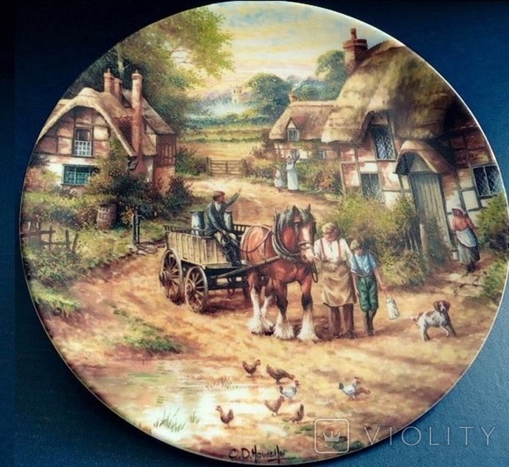 Настенная коллекционная тарелка wedgwood, фото №2