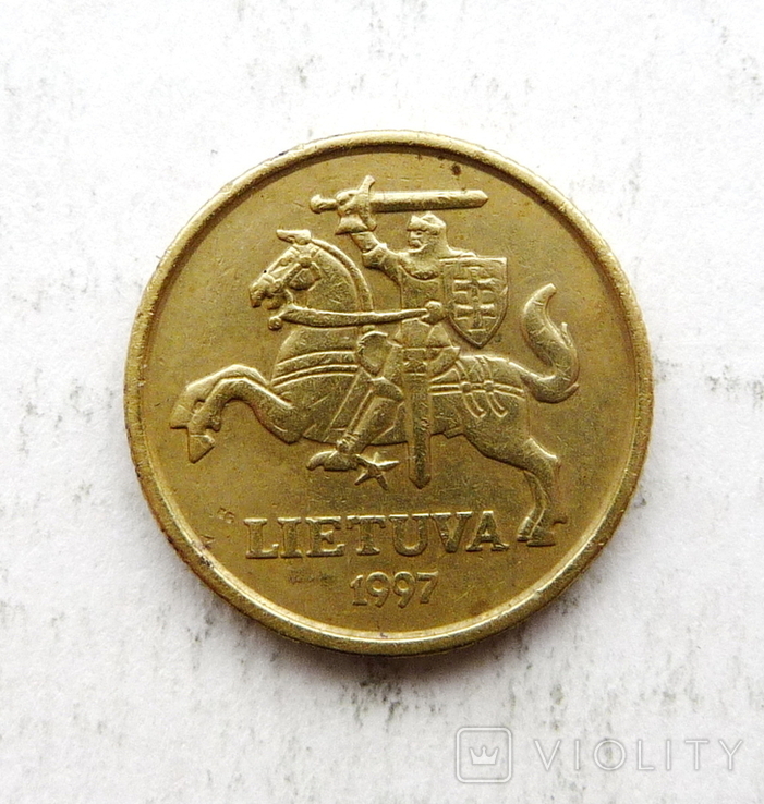 1997 Литва 10 сенти, фото №3
