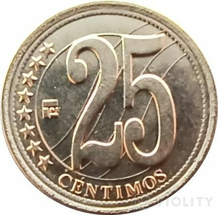 Венесуэла 25 сентимо 2007,1