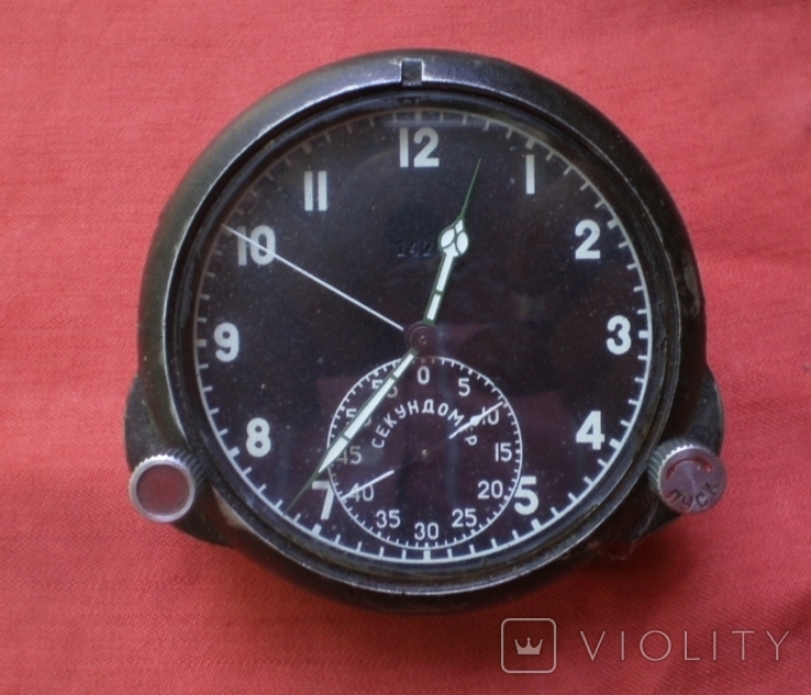  Часы авиационные 60 ЧП (знак качества). СССР