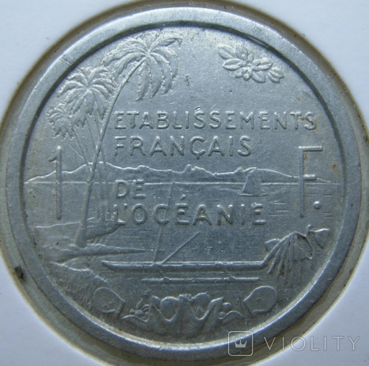 Французская Океания 1 франк 1949