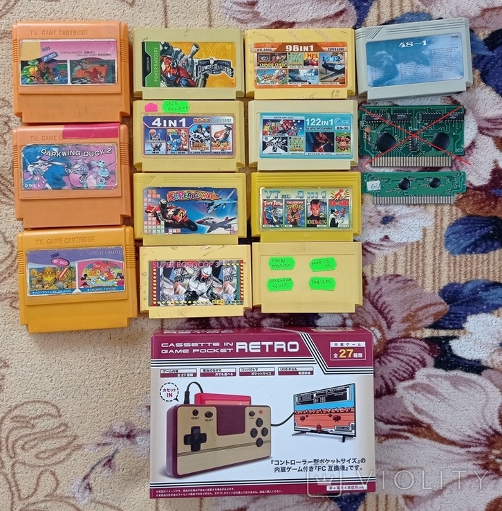 Приставка Cassette in game pocket retro +картриджи, фото №4