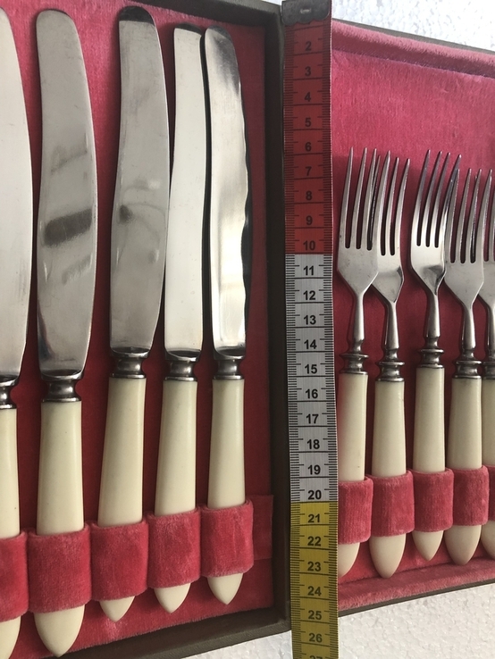 Столовый набор СССР ножи.вилки, фото №6