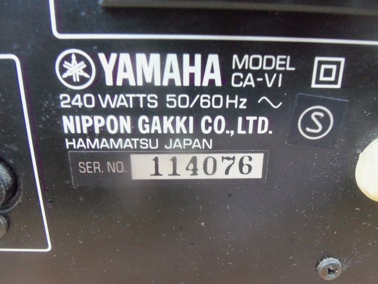 Підсилювач YAMAHA CA - VI 240 W Розпродаж з Німеччини, фото №10