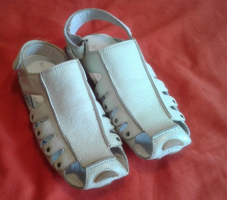 Мужские кожаные сандалии 41 размер, 26 см стелька, фото №8