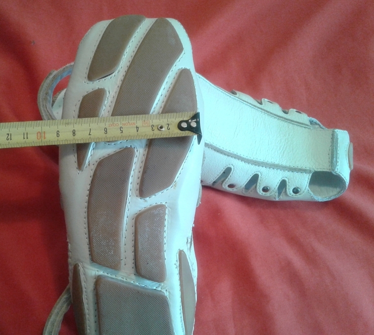 Мужские кожаные сандалии 41 размер, 26 см стелька, фото №9